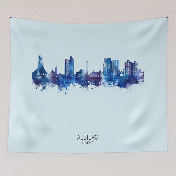 Item preview, Algiers Algeria Skyline designed and sold by ArtPrints.
