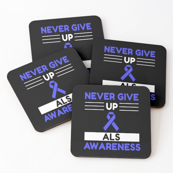 Item preview, Never Give Up ALS Awareness designed and sold by Color-Sparkle.