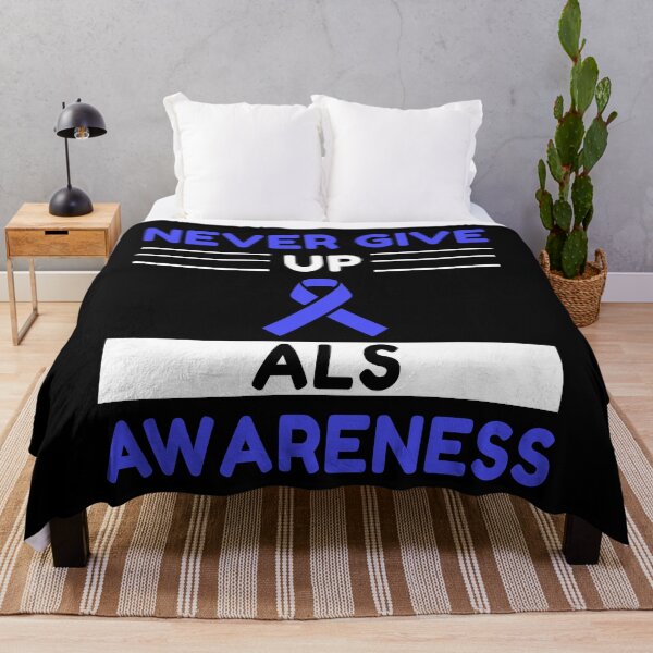 Item preview, Never Give Up ALS Awareness designed and sold by Color-Sparkle.