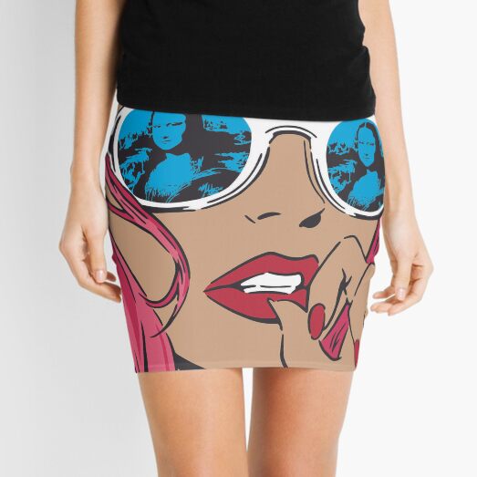 Roy Lichtenstein, pop, artist Mini Skirt