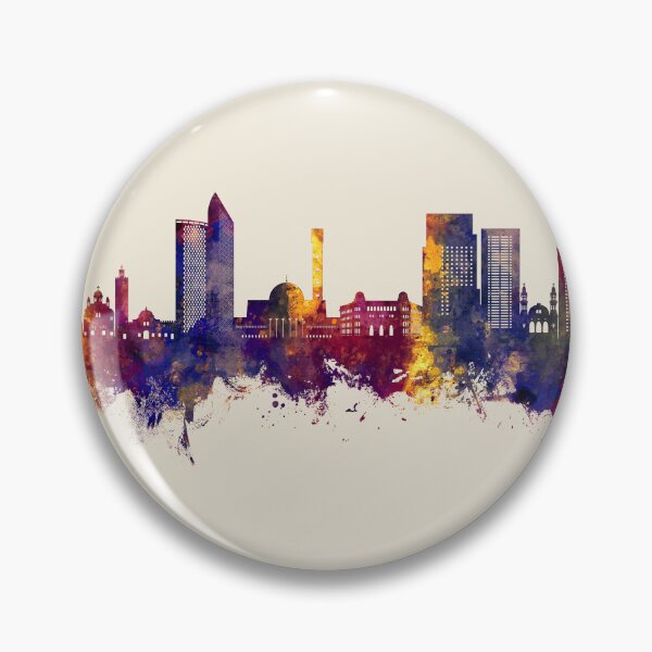 Item preview, Algiers Algeria Skyline designed and sold by ArtPrints.