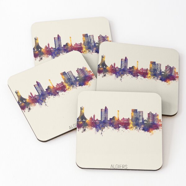 Item preview, Algiers Algeria Skyline designed and sold by ArtPrints.