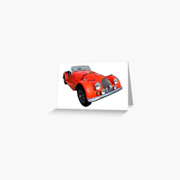 Morgan Vintage Car Automobile Classic Greeting Card