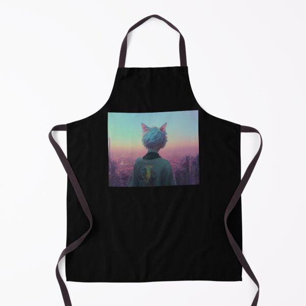 Item preview, Futuristic anime CatBoy gifts for manga lovers designed and sold by Mobius Spot Collective.