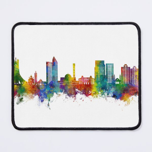 Item preview, Algiers Algeria Skyline designed and sold by ArtPrints.