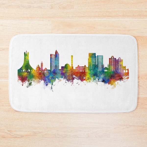 Item preview, Algiers Algeria Skyline designed and sold by ArtPrints.