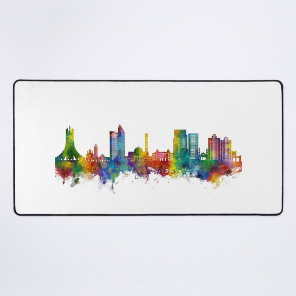 Item preview, Algiers Algeria Skyline designed and sold by ArtPrints.