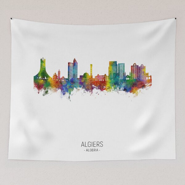 Item preview, Algiers Algeria Skyline designed and sold by ArtPrints.