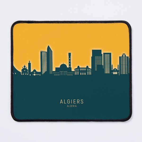 Item preview, Algiers Algeria Skyline designed and sold by ArtPrints.