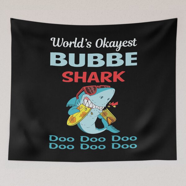 Item preview, Funny Shark BUBBE designed and sold by StoreHornedFace.