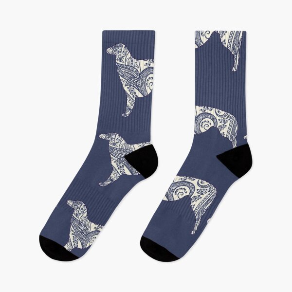 Item preview, Paisley Borzoi Silhouette designed and sold by ODINDISA.