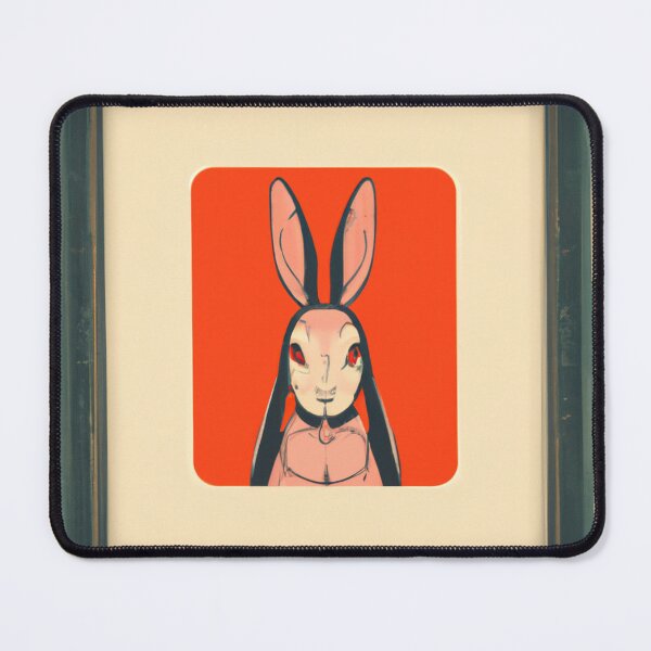 Item preview, Minimalist portrait of a bunny geisha designed and sold by Inalternativ.