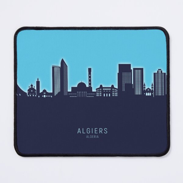 Item preview, Algiers Algeria Skyline designed and sold by ArtPrints.