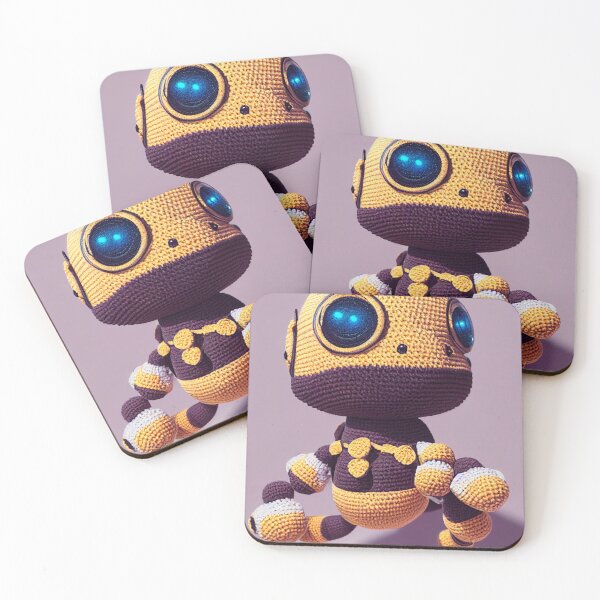 Item preview, Robot Crochet Bee designed and sold by ladarkepoque.
