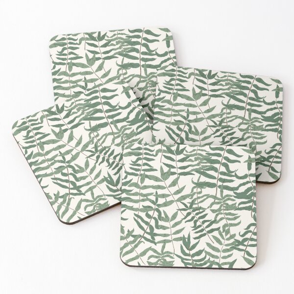 Item preview, Ash - Green ash leaves on a light background designed and sold by ToveNordqvist.