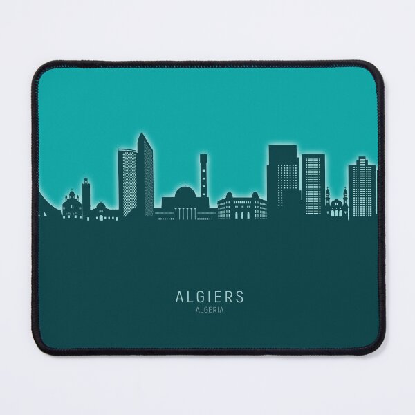 Item preview, Algiers Algeria Skyline designed and sold by ArtPrints.