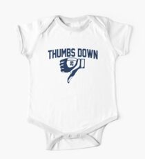 Thumbs Down Baseball Celebration One Piece - Short Sleeve