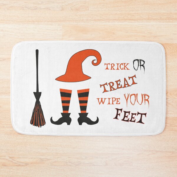 Item preview, Halloween Trick or treat wipe your feet  designed and sold by Letul.