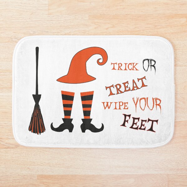 Item preview, Halloween Trick or treat wipe your feet  designed and sold by Letul.