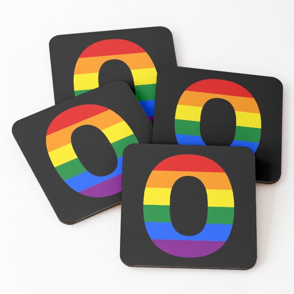 Item preview, Pride Rainbow Initial Letter O Name Customized designed and sold by prideXrainbow.