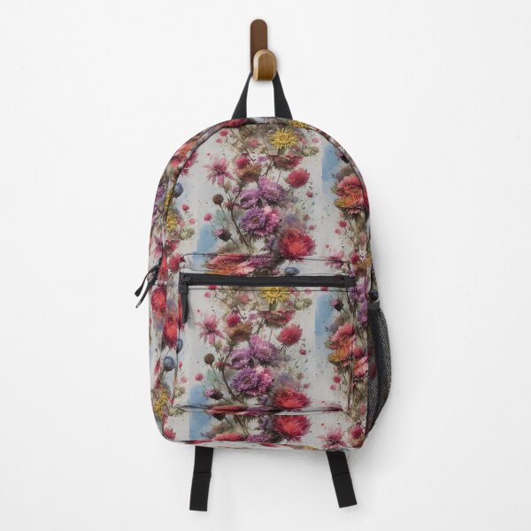 Item preview, Watercolor Flower Bouquet - Diverse Colors and Flower Types designed and sold by Bookwyrm-Bazaar.