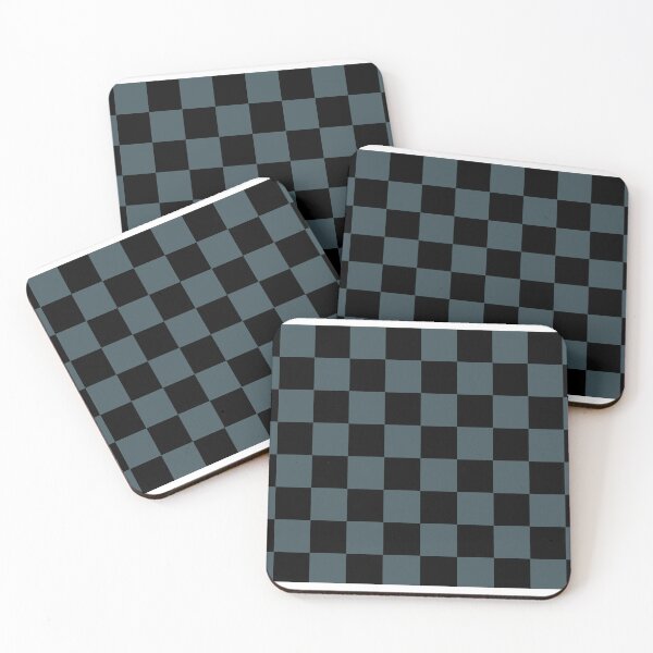 Item preview, Dark Blue Black Checkerboard Pattern Pairs Valspar 2023 COTY Everglade Deck 5011-3 designed and sold by ColorOfTheYears.