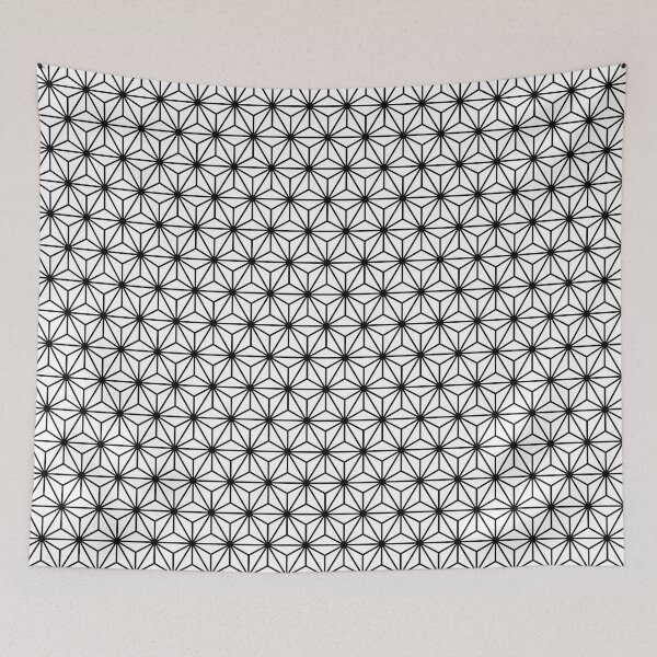 Item preview, Sacred Geometry Star Pattern | Black On White designed and sold by ghost888.