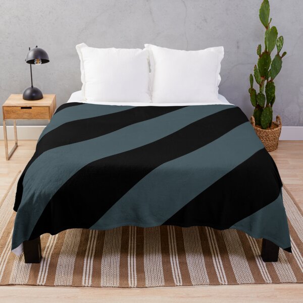 Item preview, Dark Blue Black Classic Diagonal Stripe Pattern Pairs Valspar 2023 COTY Everglade Deck 5011-3 designed and sold by ColorOfTheYears.