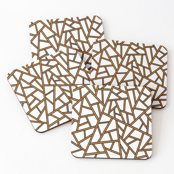 Item preview, Abstract geometric pattern - orange. designed and sold by K.S ART.