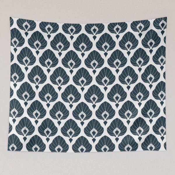 Item preview, Art Deco Style Asian Fan Pattern designed and sold by MakeitMelo.