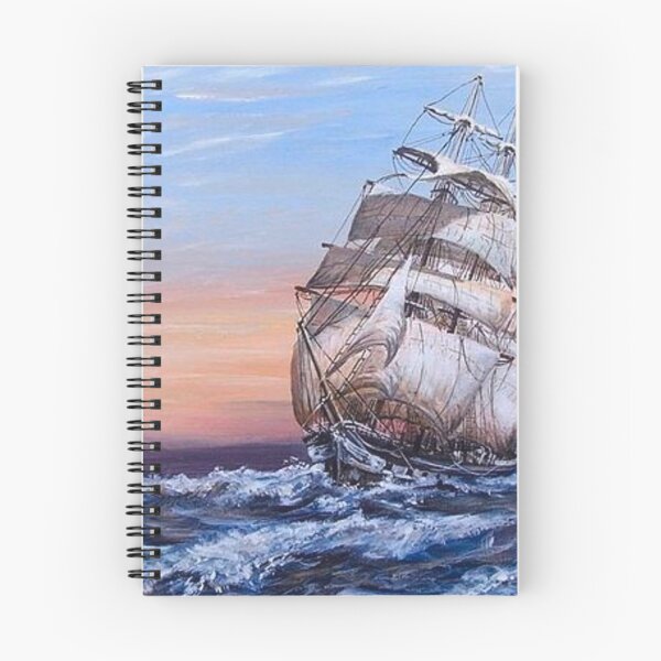 Item preview, SQUARE RIGGED SAILING SHIP AT SEA designed and sold by Mackenzie Moulton International Artist .
