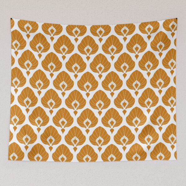 Item preview, Art Deco Style Asian Fan Pattern designed and sold by MakeitMelo.