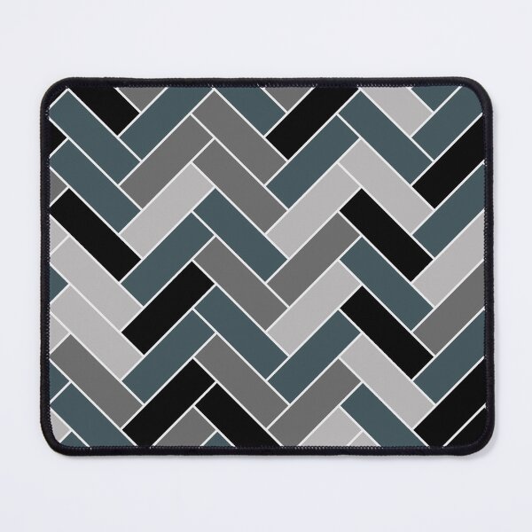 Item preview, Dark Blue Black Gray Herringbone Pattern Pairs Valspar 2023 COTY Everglade Deck 5011-3 designed and sold by ColorOfTheYears.