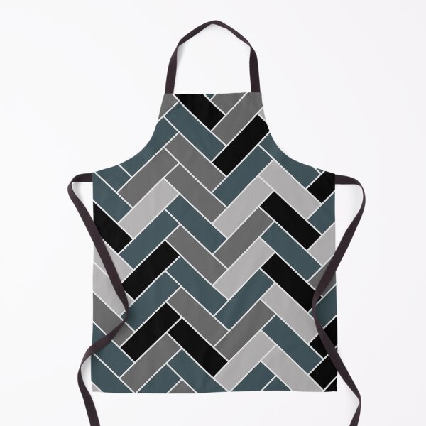 Item preview, Dark Blue Black Gray Herringbone Pattern Pairs Valspar 2023 COTY Everglade Deck 5011-3 designed and sold by ColorOfTheYears.