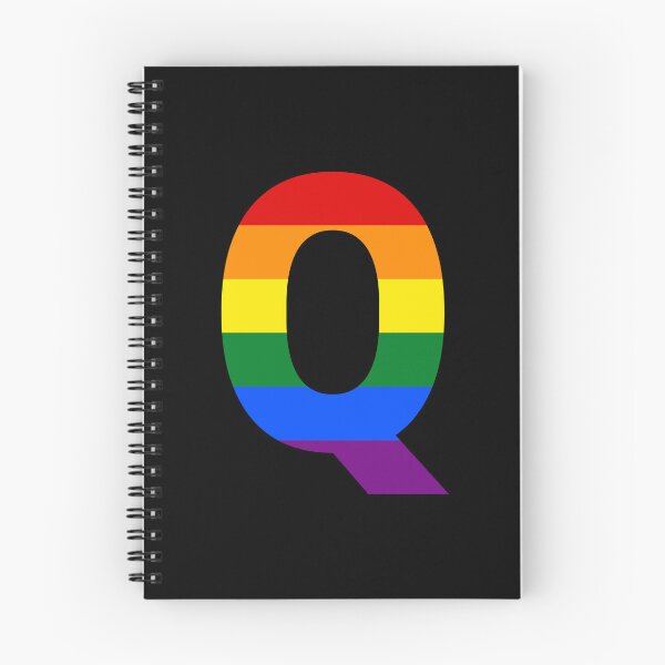 Item preview, Pride Rainbow Initial Letter Q Name Customized designed and sold by prideXrainbow.