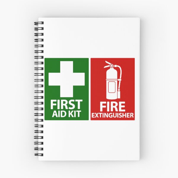 Item preview, Fire Extinguisher First Aid kit Sign Green White Red designed and sold by richter74.
