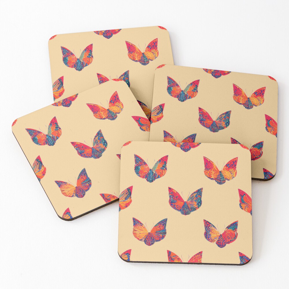 Item preview, Coasters (Set of 4) designed and sold by deadcatz.