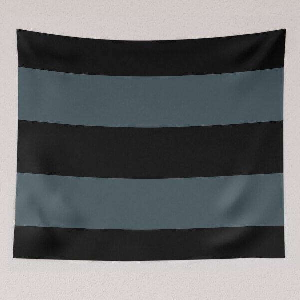 Item preview, Dark Blue Black Minimal Horizontal Stripe Pattern Pairs Valspar 2023 COTY Everglade Deck 5011-3 designed and sold by ColorOfTheYears.