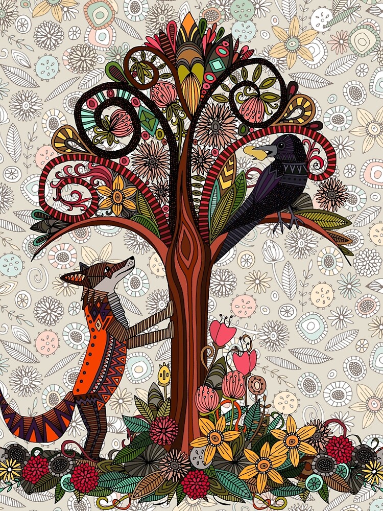 fox and crow by scrummy