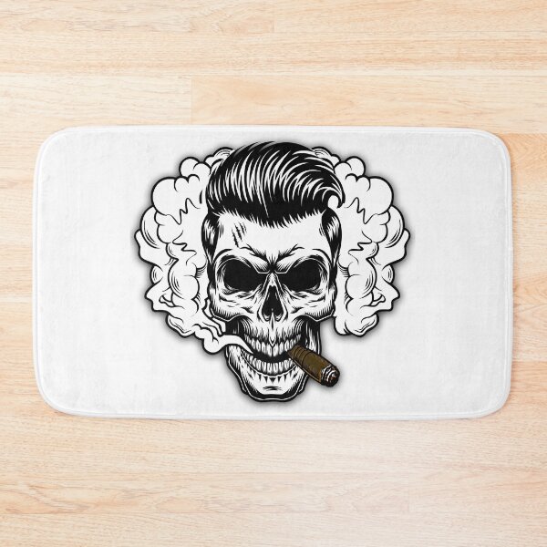 Item preview, Smoking skull designed and sold by FMQ Store.