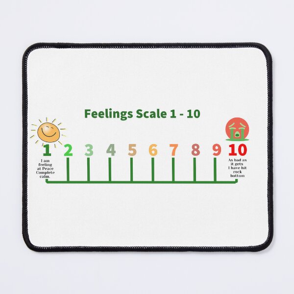 Item preview, How Are You Feeling? Feelings Scale 1 - 10 designed and sold by freshsprings19.