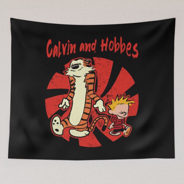 Item preview, Calvin and Bobbes Bill Watterson Funny Gift Fan designed and sold by KarlieMurphy.