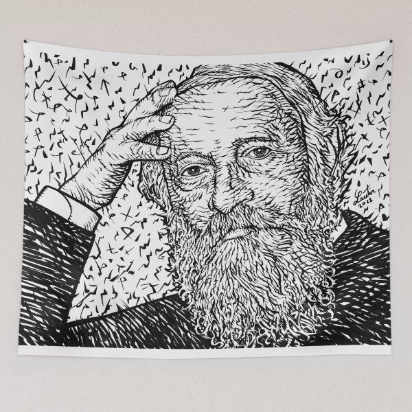 Item preview, MARTIN BUBER - ink portrait .1 designed and sold by lautir.