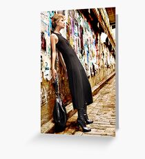 Outside the Wall Greeting Card