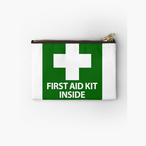 Item preview, First Aid kit Inside Sign Green White Cross designed and sold by richter74.