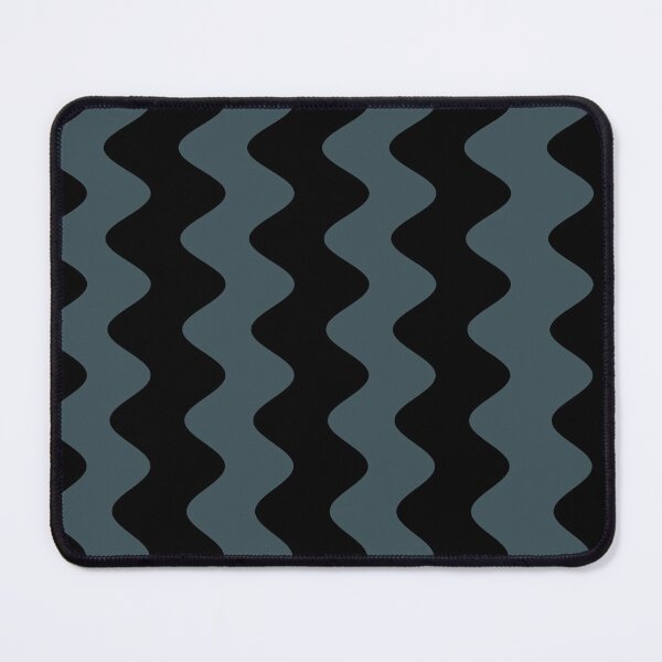 Item preview, Dark Blue Black Wavy Vertical Rippled Stripe Pattern Pairs Valspar 2023 COTY Everglade Deck 5011-3 designed and sold by ColorOfTheYears.