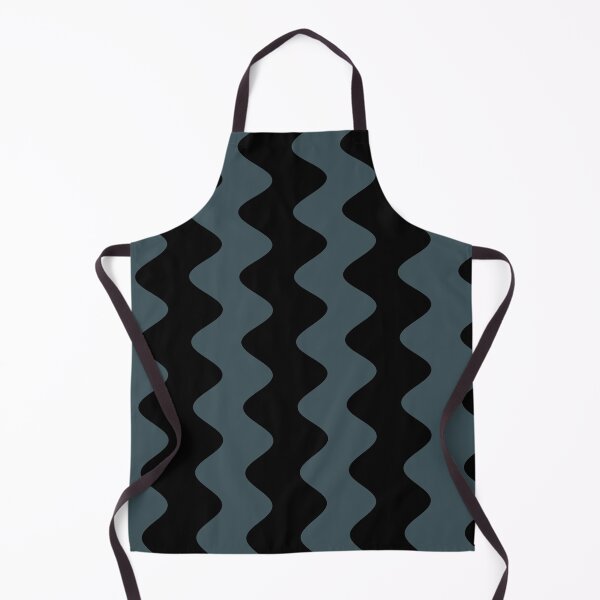 Artikelvorschau, Dark Blue Black Wavy Vertical Rippled Stripe Pattern Pairs Valspar 2023 COTY Everglade Deck 5011-3 entworfen und verkauft von ColorOfTheYears.