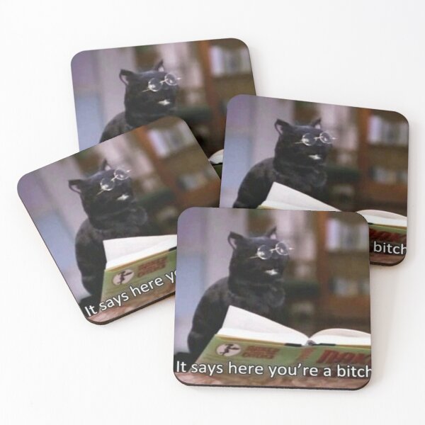 Item preview, Salem the Cat - “It says here that you’re a b*tch” designed and sold by R-uby.