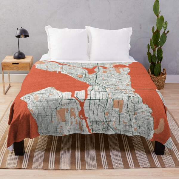 Item preview, Seattle City Map of Washington, USA - Bohemian designed and sold by deMAP.