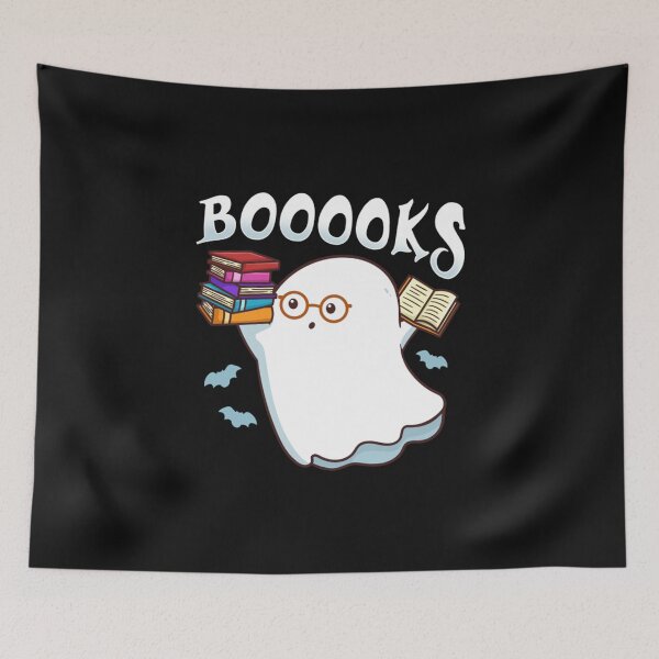 Item preview, Halloween Ghost Books designed and sold by KoushtubhGulati.